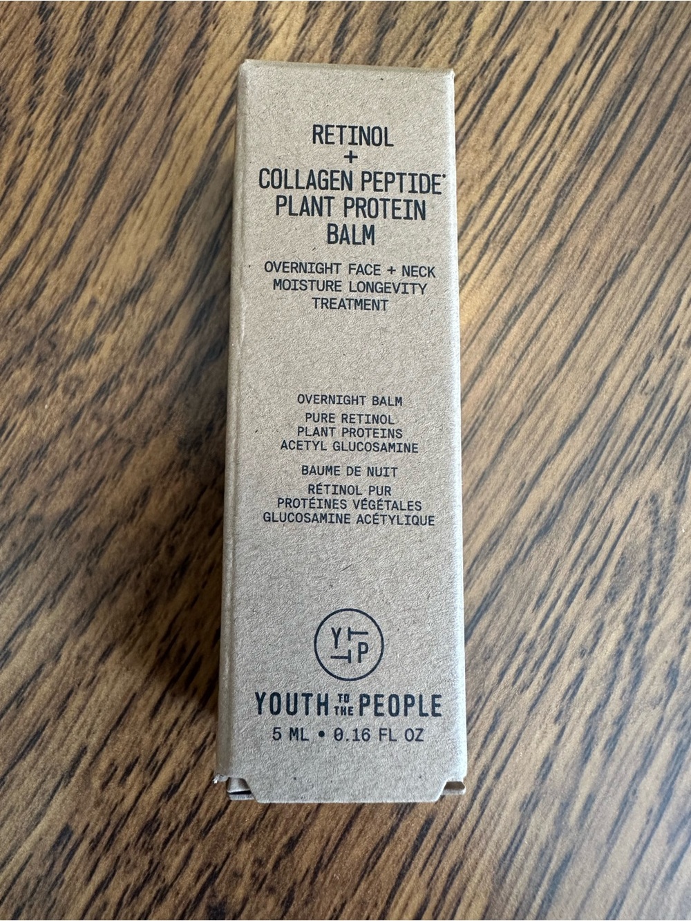 Youth to the People Retinol Collagen Peptide Plant Protein Balm BNIB .16 fl oz